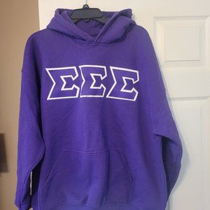 Purple Tri Sig Hoodie